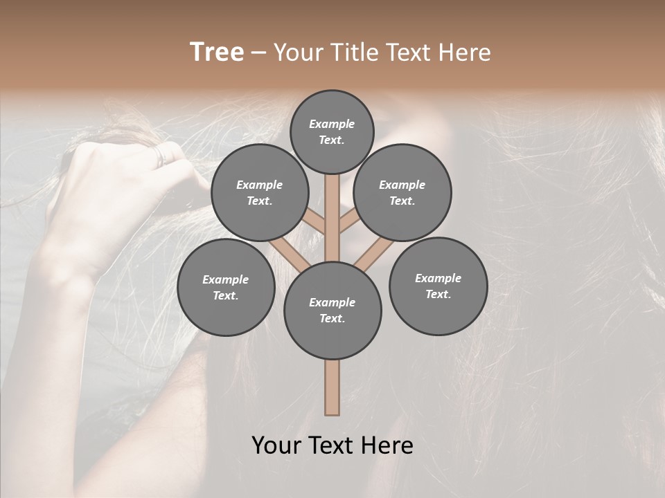Beauty Horizontal Model PowerPoint Template