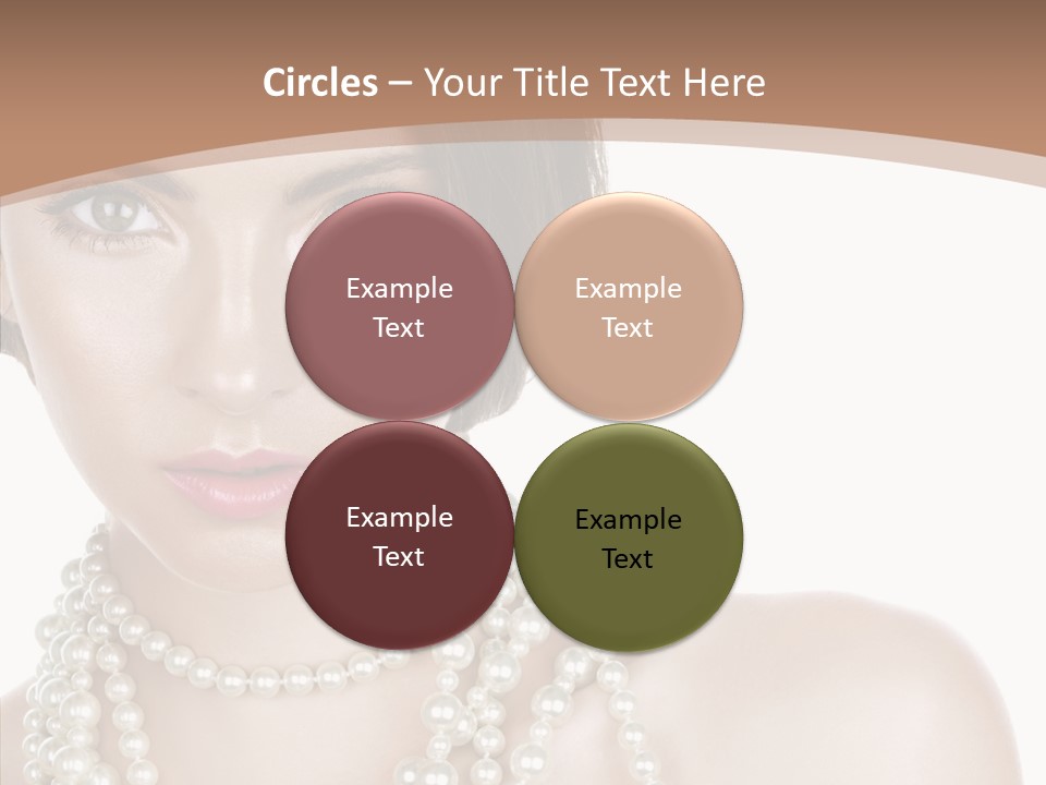 Closeup Beautiful Perfect PowerPoint Template