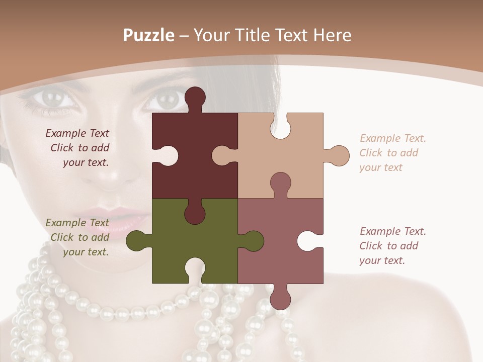 Closeup Beautiful Perfect PowerPoint Template