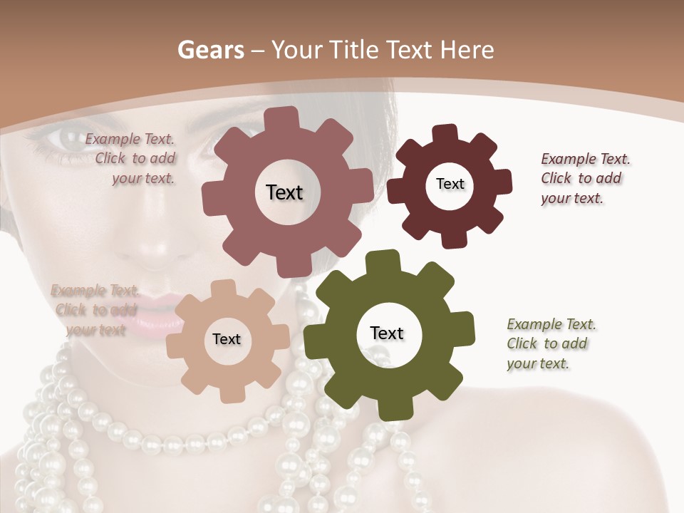 Closeup Beautiful Perfect PowerPoint Template