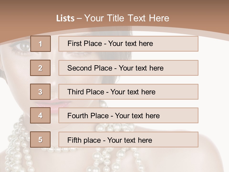 Closeup Beautiful Perfect PowerPoint Template