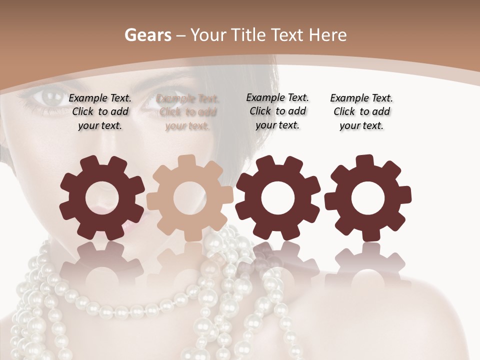 Closeup Beautiful Perfect PowerPoint Template