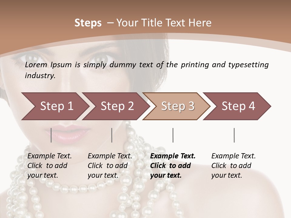 Closeup Beautiful Perfect PowerPoint Template