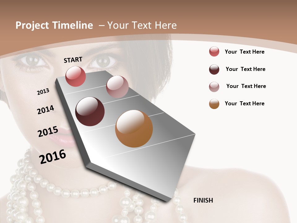 Closeup Beautiful Perfect PowerPoint Template