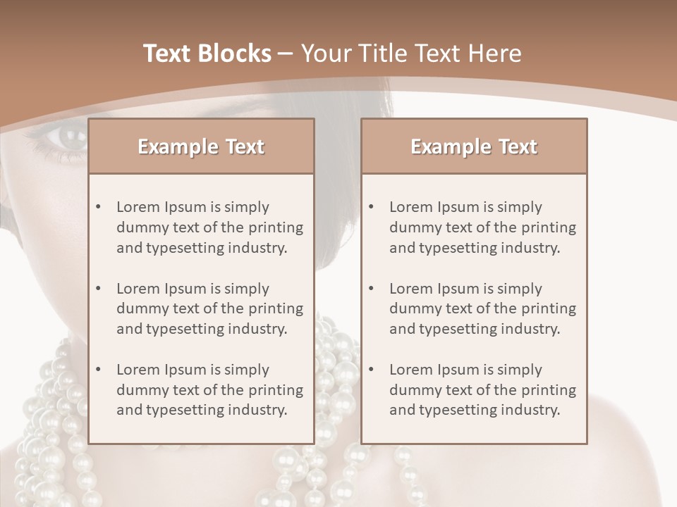 Closeup Beautiful Perfect PowerPoint Template
