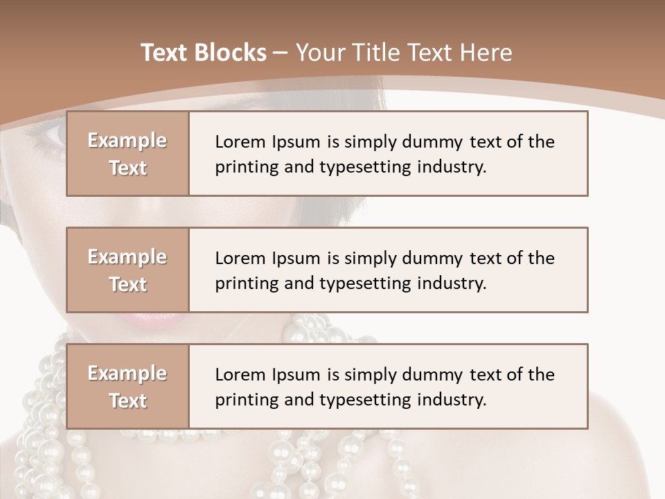 Closeup Beautiful Perfect PowerPoint Template