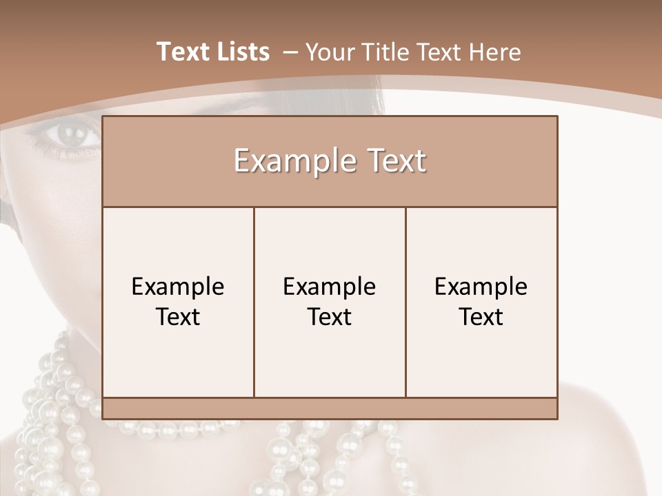 Closeup Beautiful Perfect PowerPoint Template