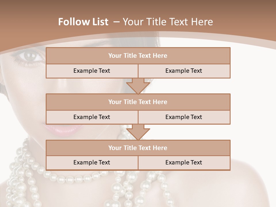 Closeup Beautiful Perfect PowerPoint Template