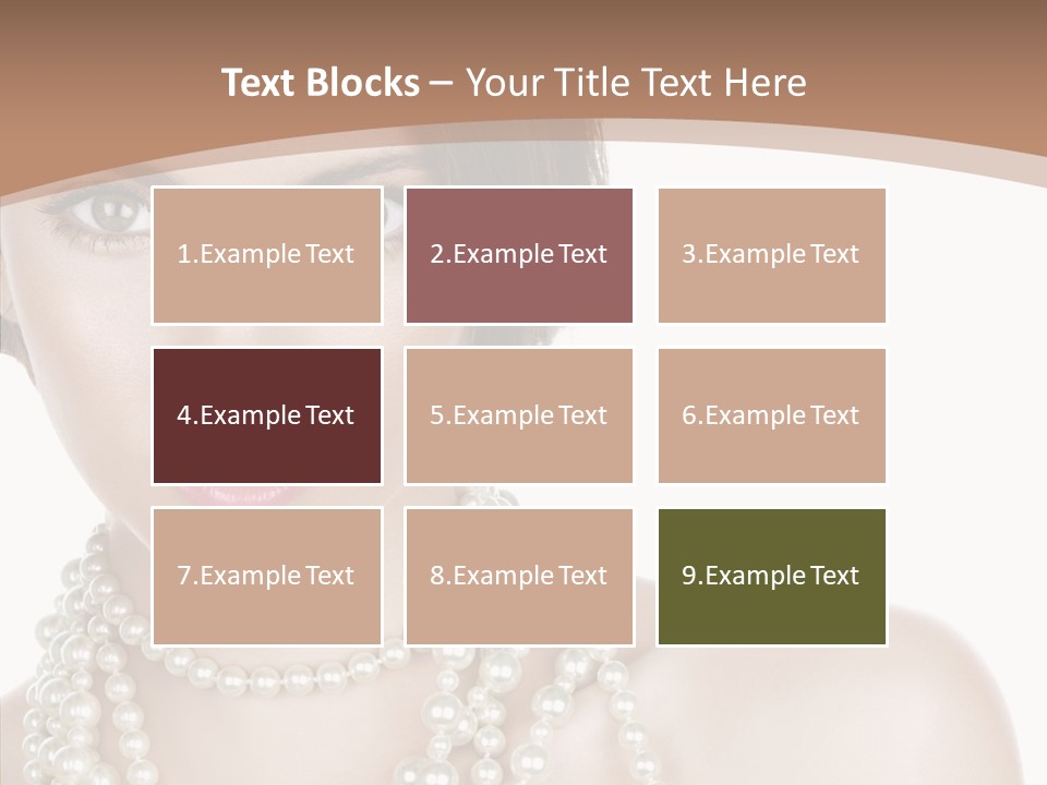 Closeup Beautiful Perfect PowerPoint Template