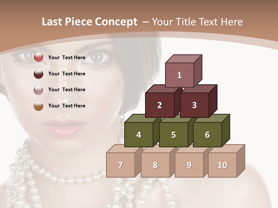 Closeup Beautiful Perfect PowerPoint Template