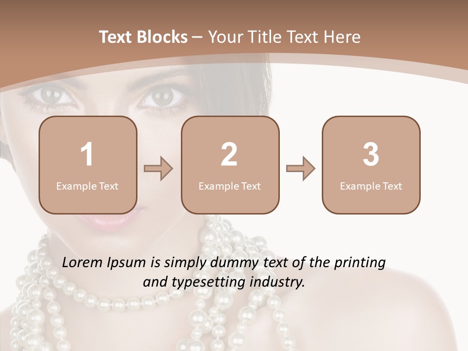 Closeup Beautiful Perfect PowerPoint Template