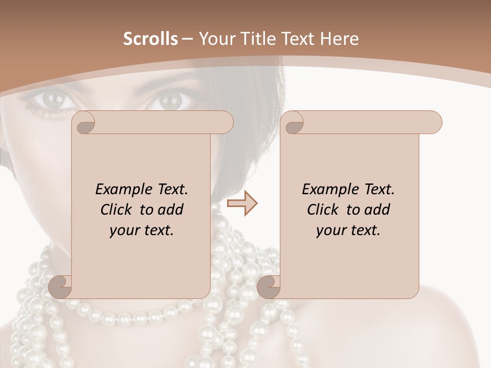 Closeup Beautiful Perfect PowerPoint Template