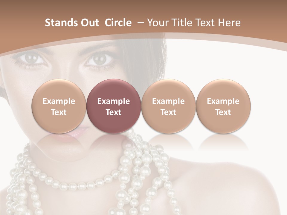 Closeup Beautiful Perfect PowerPoint Template