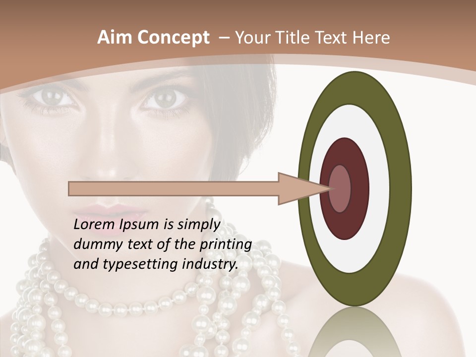 Closeup Beautiful Perfect PowerPoint Template