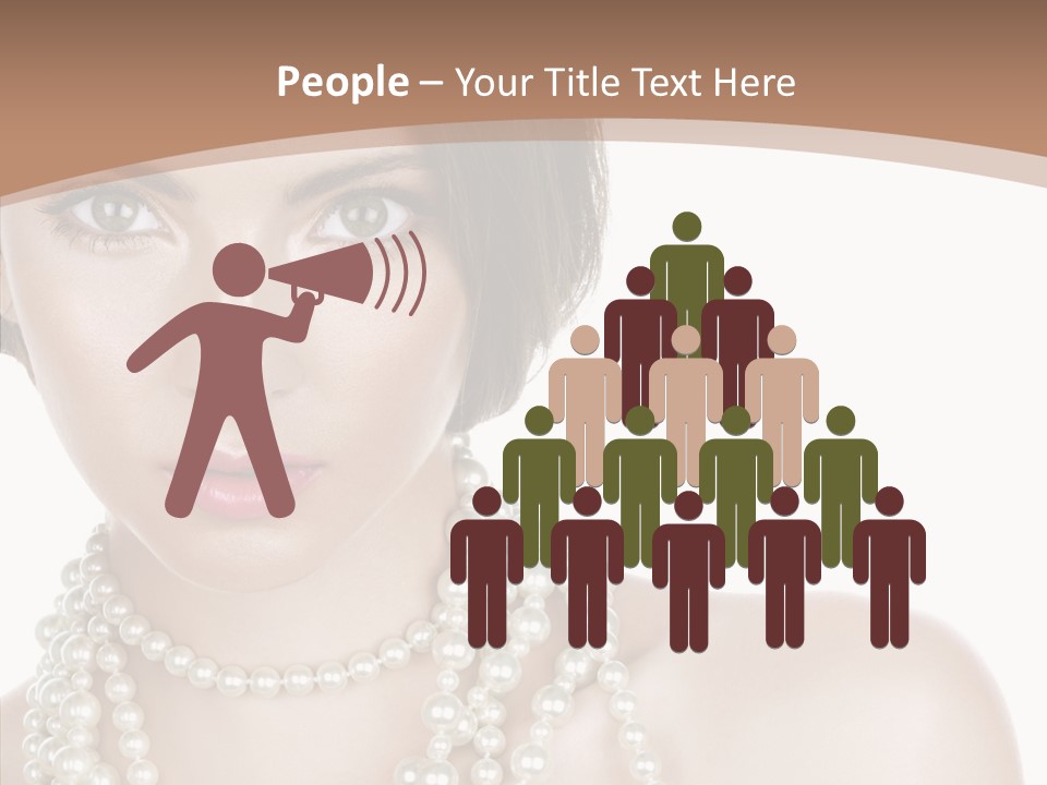 Closeup Beautiful Perfect PowerPoint Template