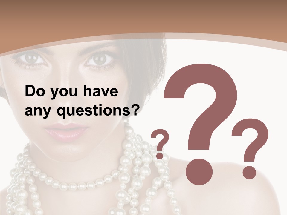 Closeup Beautiful Perfect PowerPoint Template