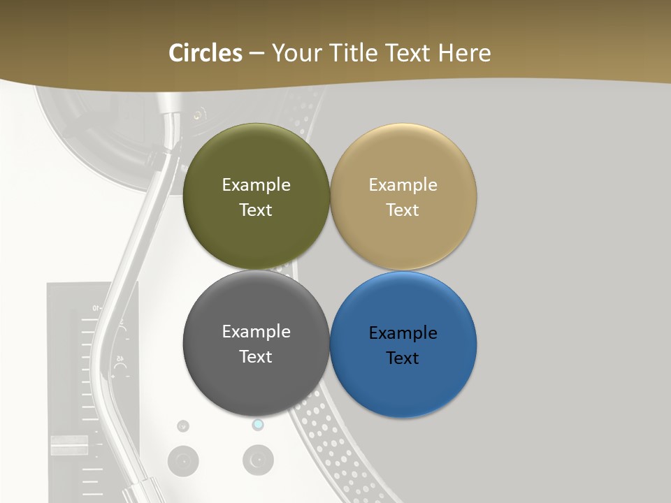 Equipment Vinyl Rpm PowerPoint Template