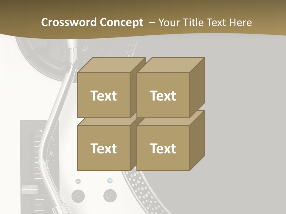 Equipment Vinyl Rpm PowerPoint Template