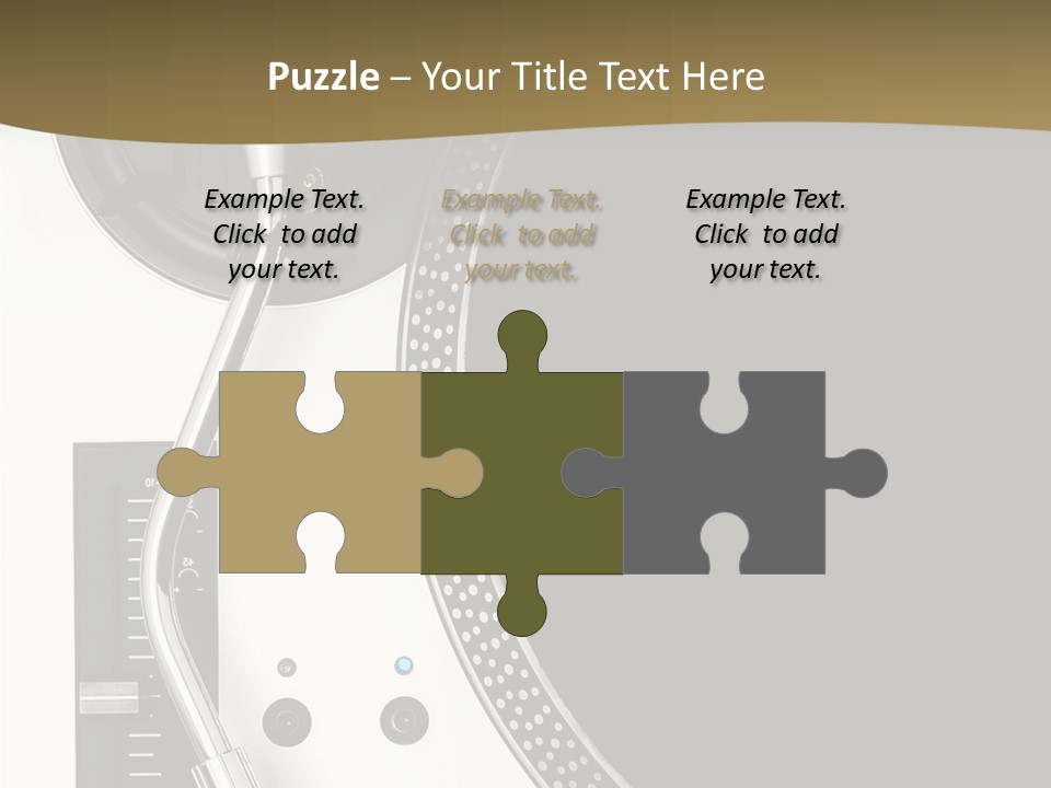 Equipment Vinyl Rpm PowerPoint Template