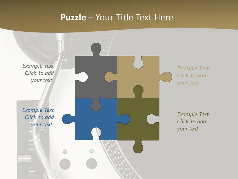 Equipment Vinyl Rpm PowerPoint Template