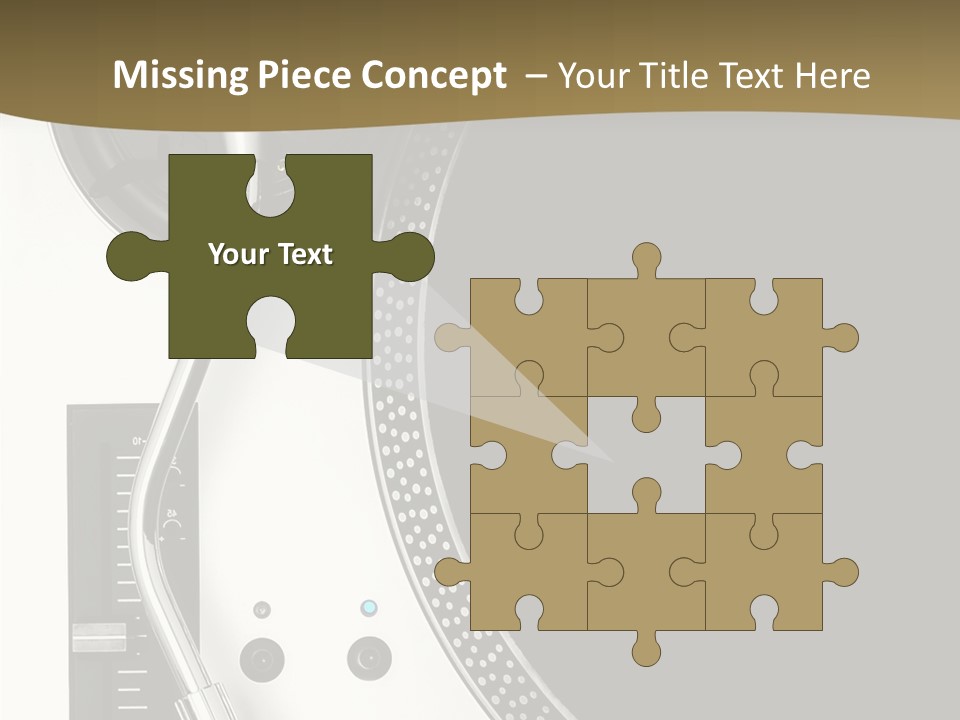 Equipment Vinyl Rpm PowerPoint Template