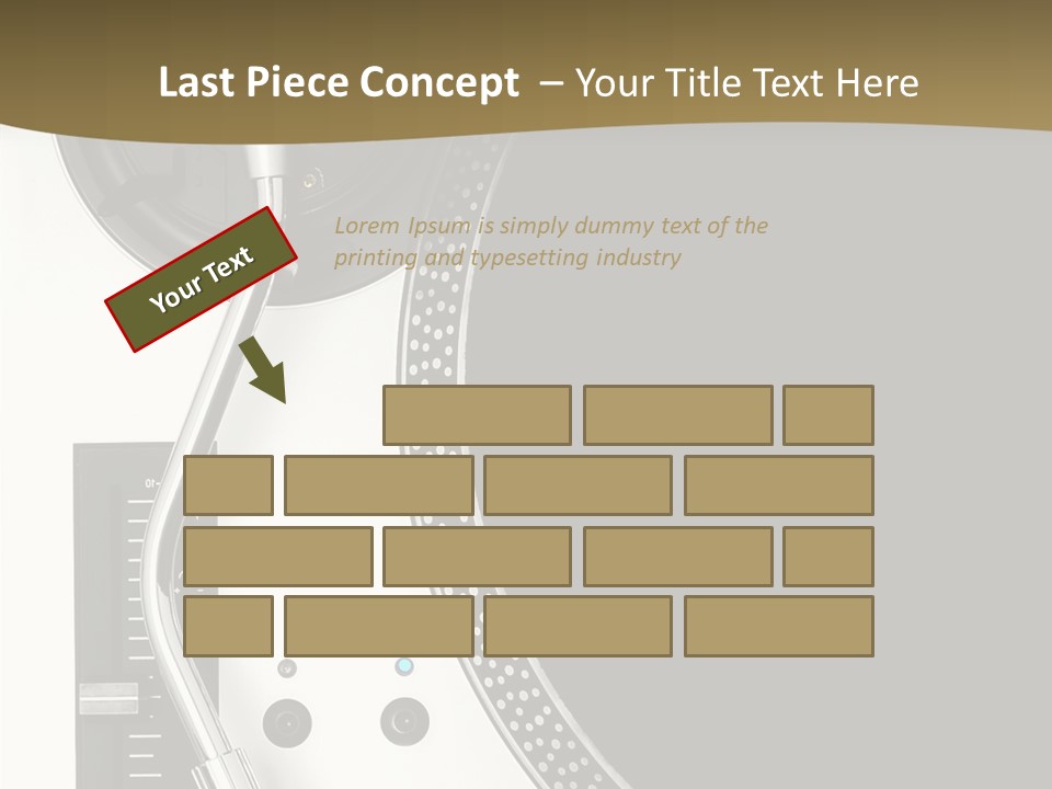 Equipment Vinyl Rpm PowerPoint Template