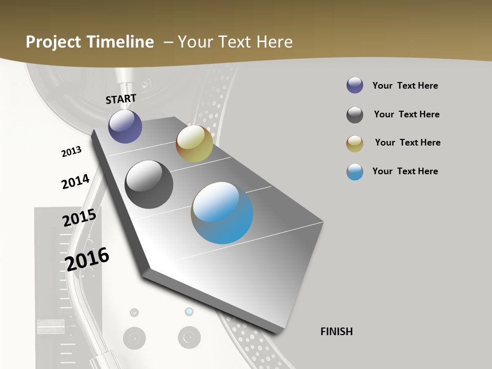 Equipment Vinyl Rpm PowerPoint Template