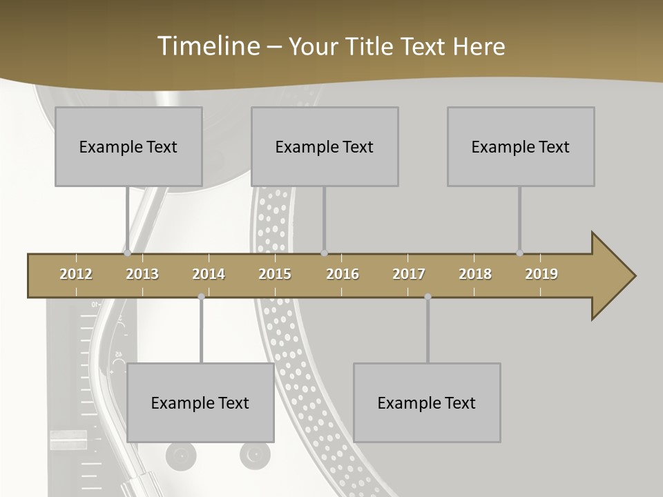 Equipment Vinyl Rpm PowerPoint Template