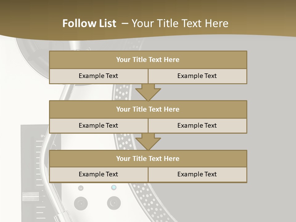 Equipment Vinyl Rpm PowerPoint Template