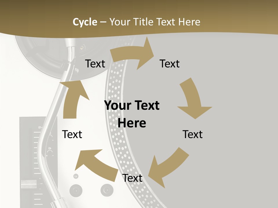 Equipment Vinyl Rpm PowerPoint Template