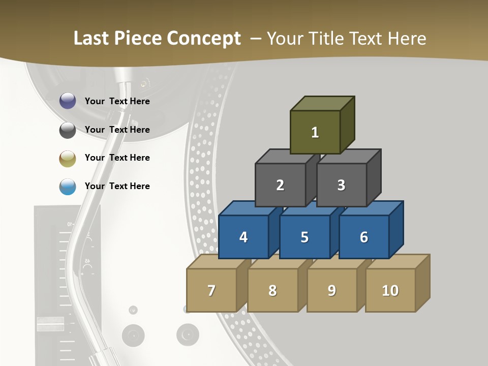 Equipment Vinyl Rpm PowerPoint Template