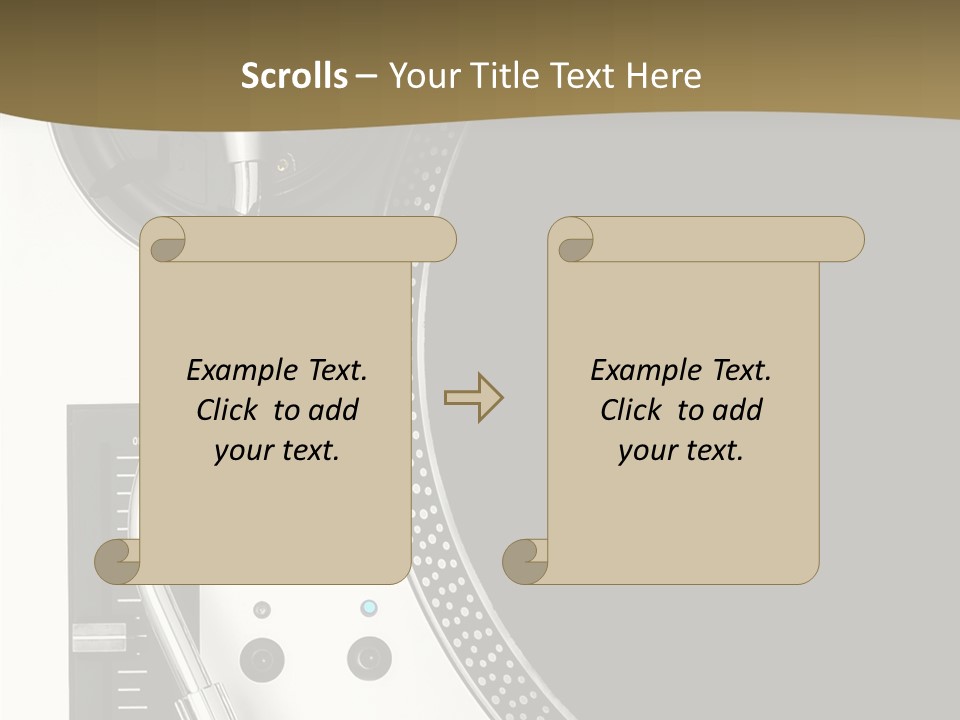 Equipment Vinyl Rpm PowerPoint Template