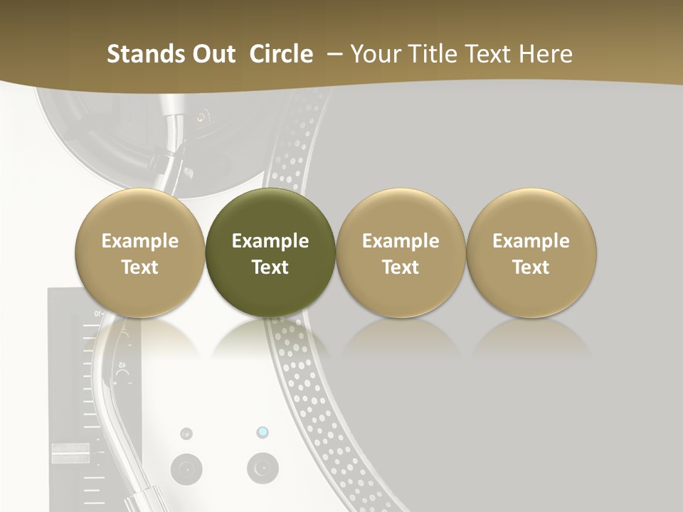 Equipment Vinyl Rpm PowerPoint Template