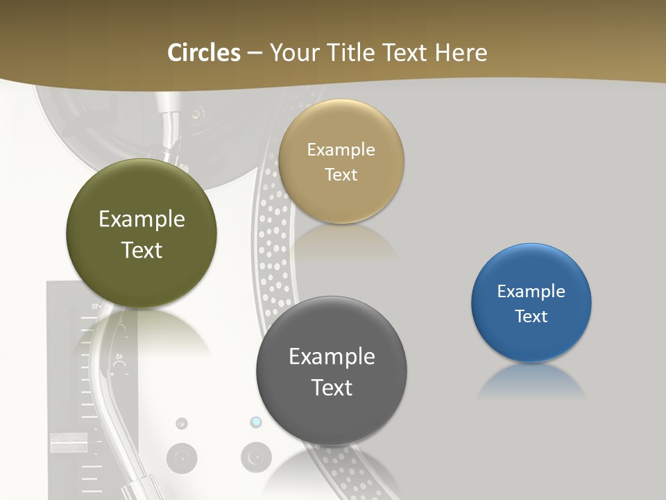 Equipment Vinyl Rpm PowerPoint Template