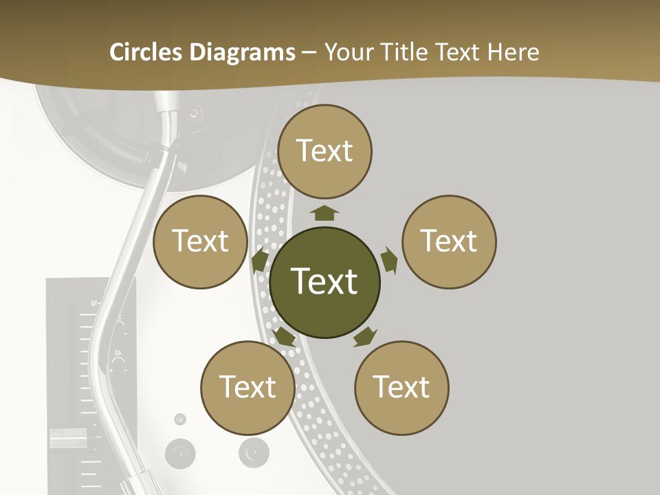 Equipment Vinyl Rpm PowerPoint Template