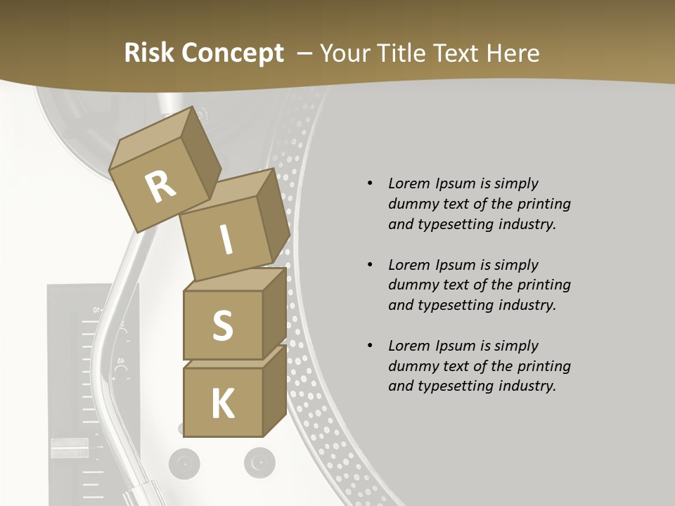 Equipment Vinyl Rpm PowerPoint Template