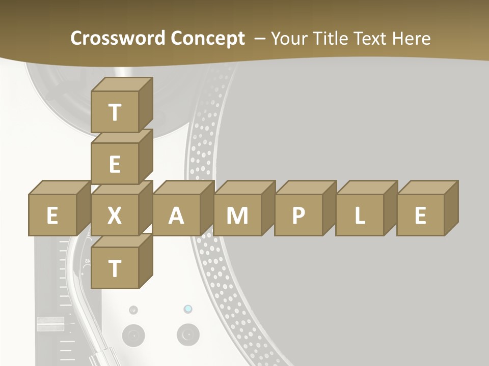 Equipment Vinyl Rpm PowerPoint Template