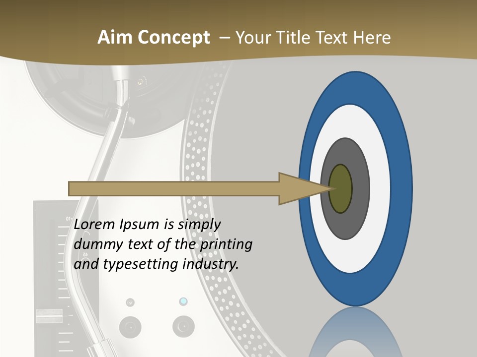 Equipment Vinyl Rpm PowerPoint Template