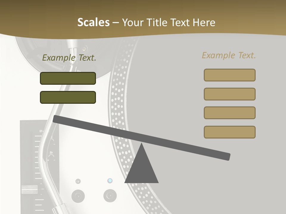 Equipment Vinyl Rpm PowerPoint Template