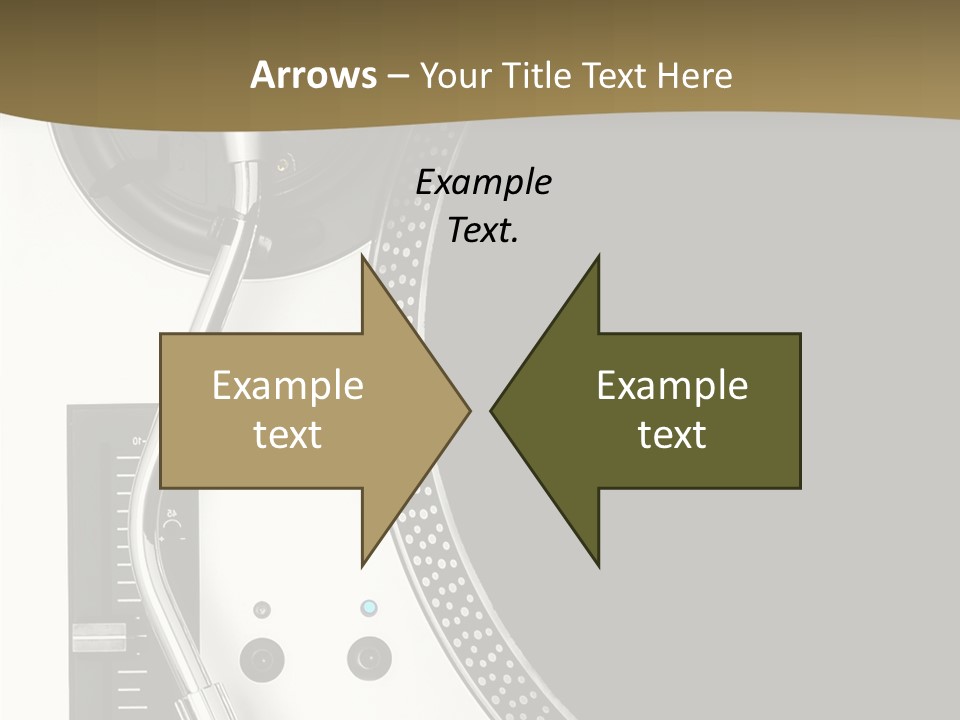 Equipment Vinyl Rpm PowerPoint Template