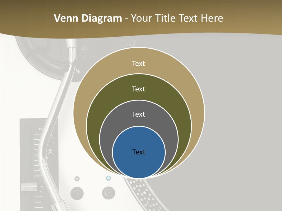 Equipment Vinyl Rpm PowerPoint Template