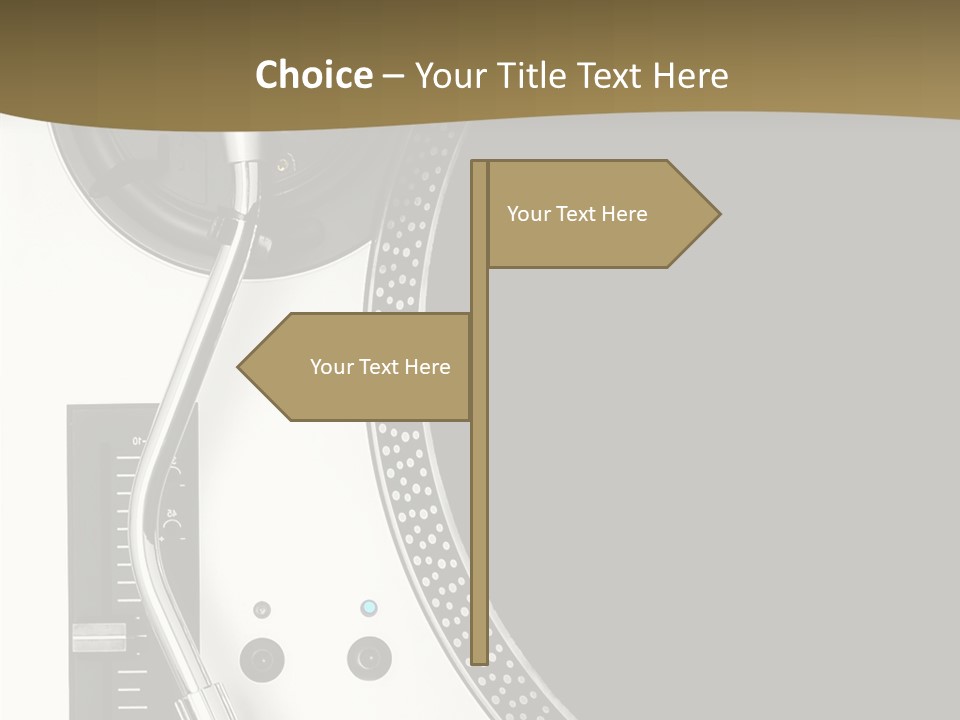 Equipment Vinyl Rpm PowerPoint Template