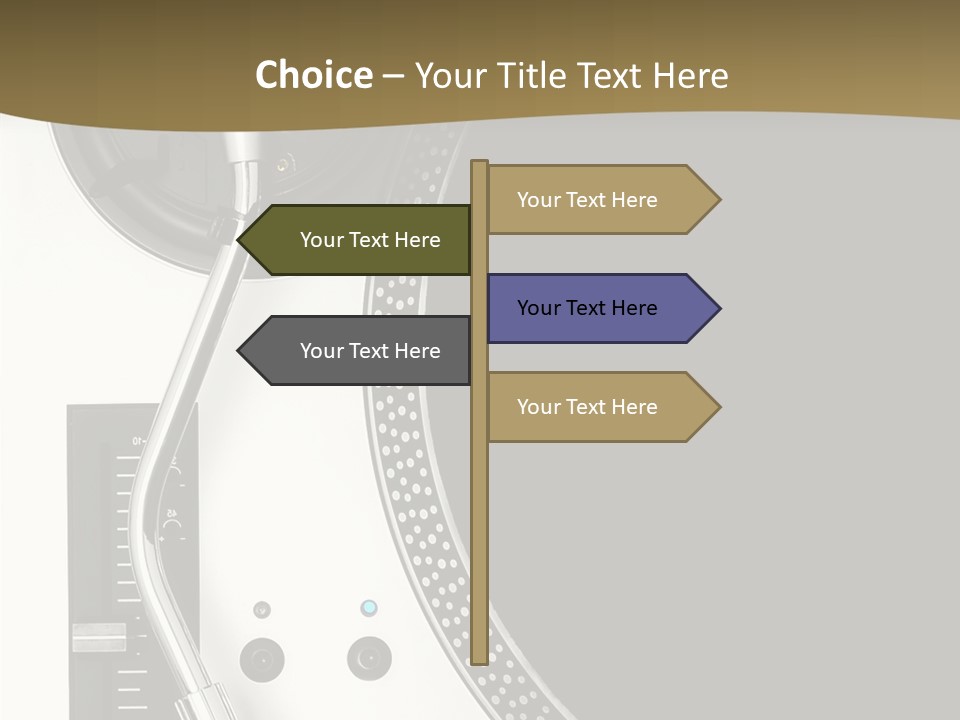 Equipment Vinyl Rpm PowerPoint Template