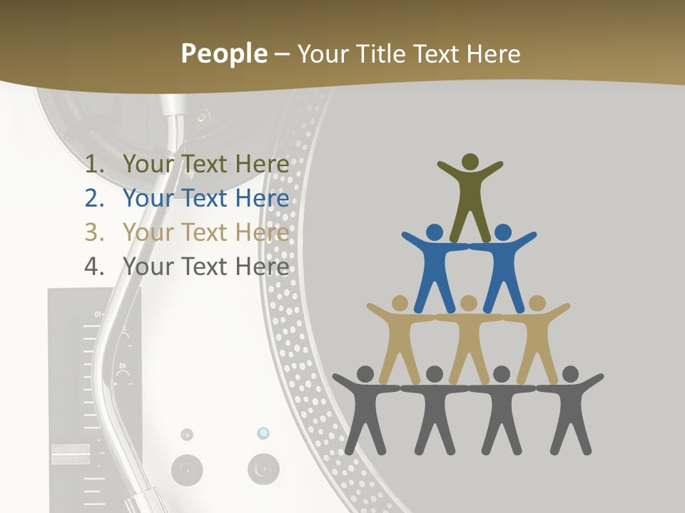 Equipment Vinyl Rpm PowerPoint Template