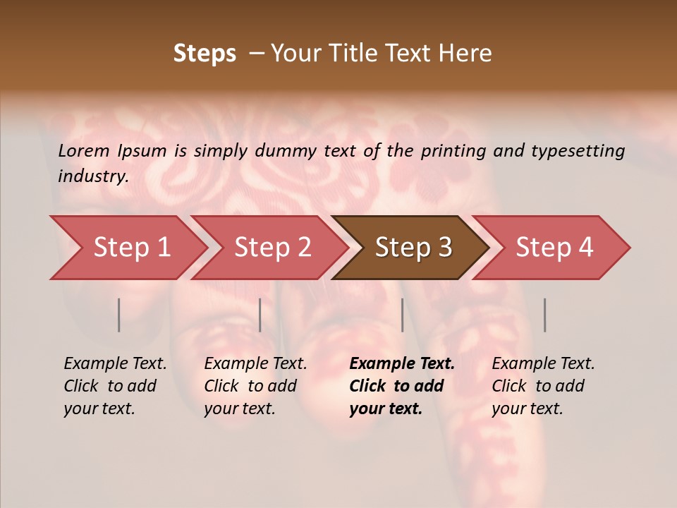 Design Henna Chennai PowerPoint Template