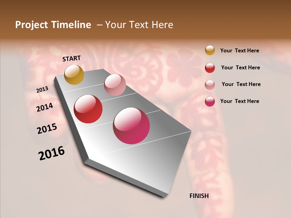 Design Henna Chennai PowerPoint Template