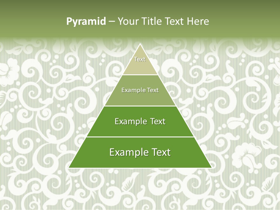 Scroll Foliage Decorative PowerPoint Template