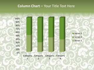 Scroll Foliage Decorative PowerPoint Template