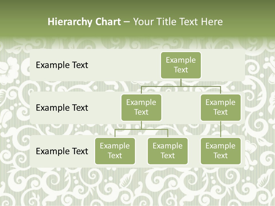 Scroll Foliage Decorative PowerPoint Template