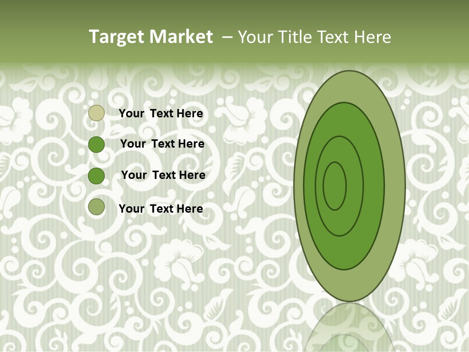 Scroll Foliage Decorative PowerPoint Template